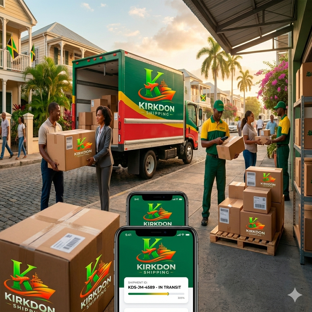 Box shipping to Jamaica